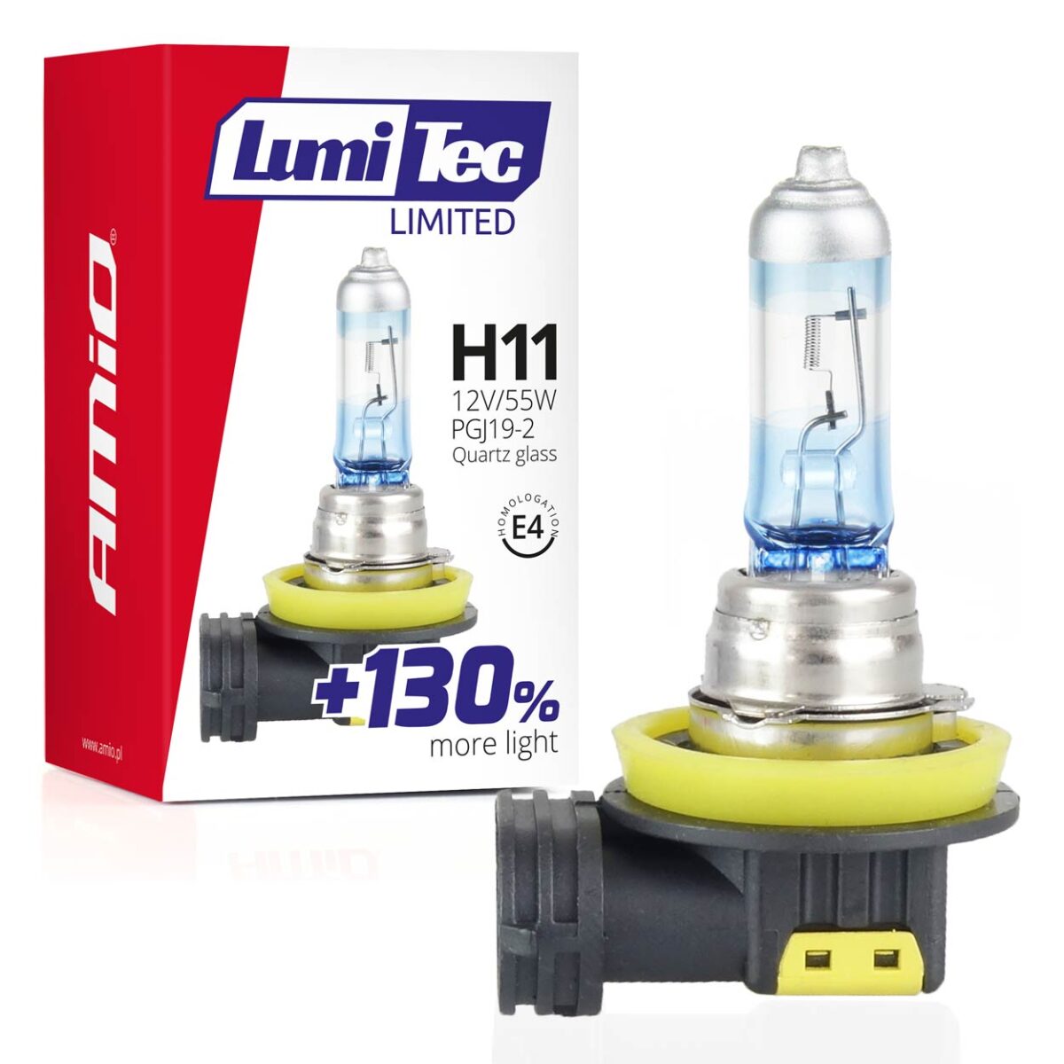 H11 12V 55W PGJ19-2 LUMITEC LIMITED +130%  UP TO 40m AMIO - 1 ΤΕΜ. - Image 1