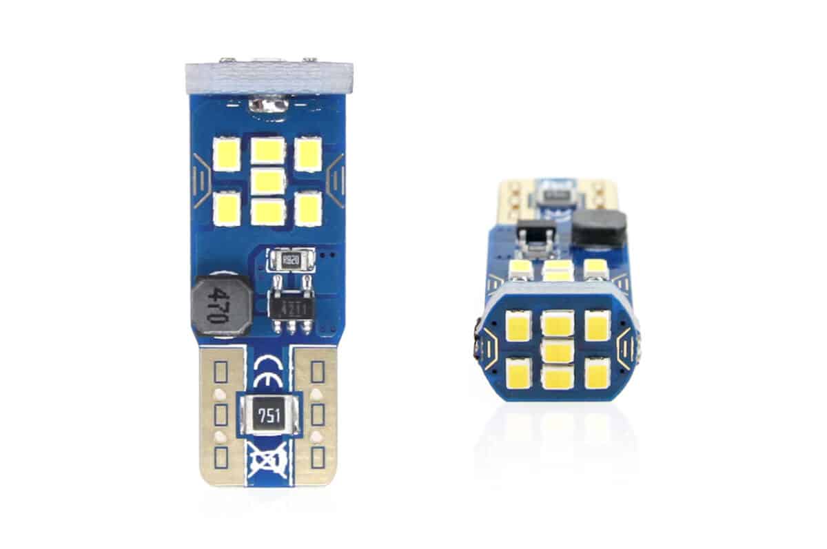 T10 W5W 12/24V LED 21xSMD ULTRABRIGHT 2016 CAN-BUS ΛΕΥΚΟ 2ΤΕΜ. - Image 1