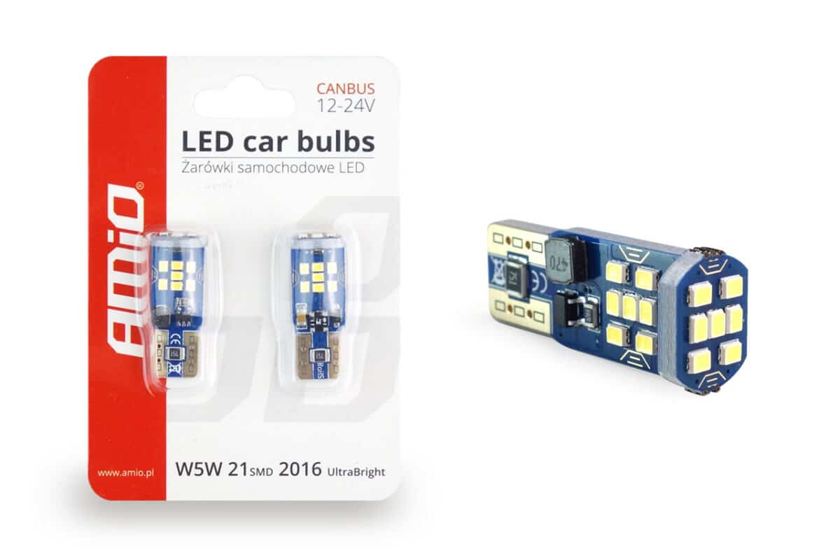 T10 W5W 12/24V LED 21xSMD ULTRABRIGHT 2016 CAN-BUS ΛΕΥΚΟ 2ΤΕΜ. - Image 3