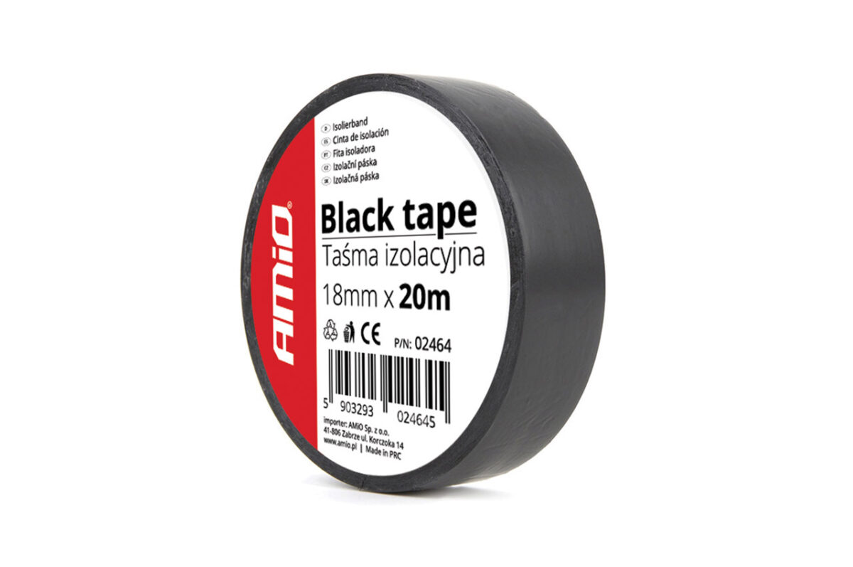 ΜΟΝΩΤΙΚΗ ΤΑΙΝΙΑ ΜΑΥΡΗ 19MM - 20M - Image 1
