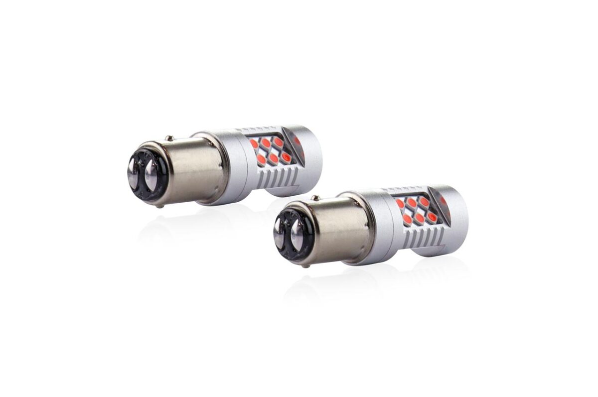 PR21/5W 12/24V 1,3/1,7W 6.000k LED 24xSMD3030 CAN-BUS ΚΟΚΚΙΝΟ 18x56mm 2ΤΕΜ. - Image 2