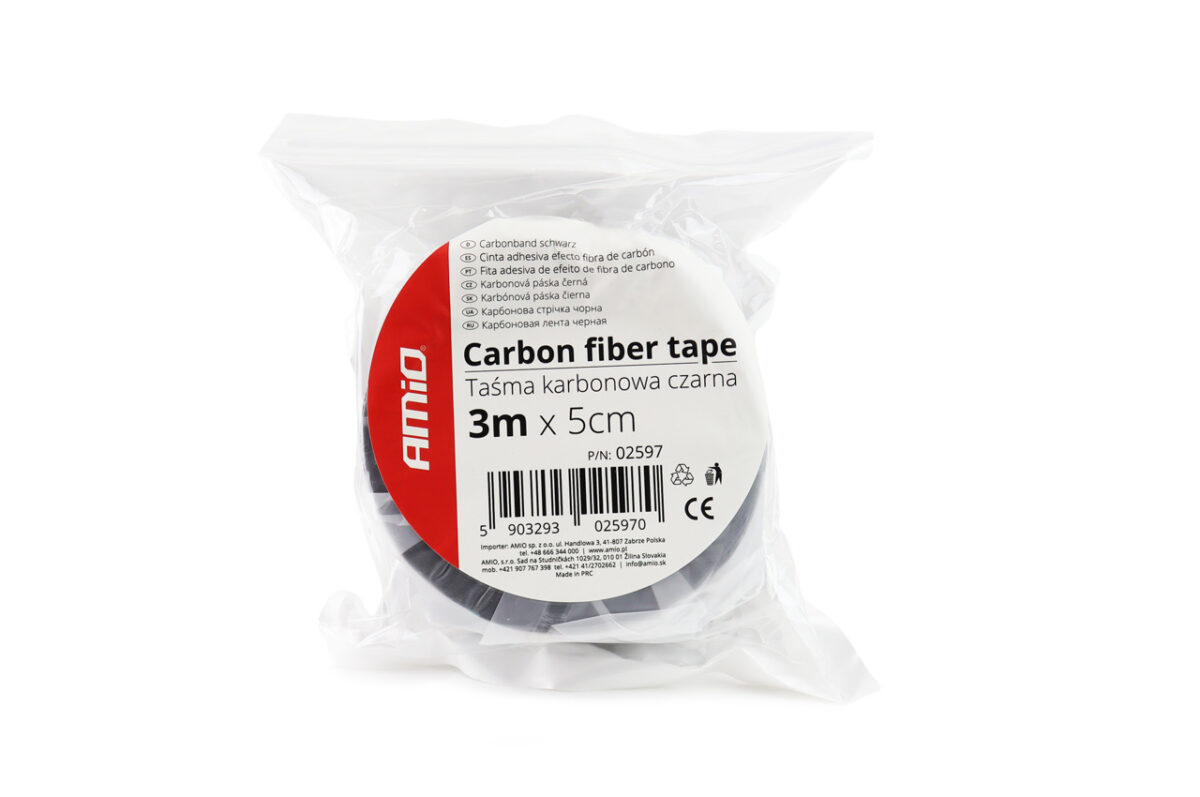 TAINIA 5D CARBON ΕΣΩΤΕΡΙΚΗΣ & ΕΞΩΤΕΡΙΚΗΣ ΧΡΗΣΗΣ 50mm x 3m AMIO -1 ΤΕΜ. - Image 3