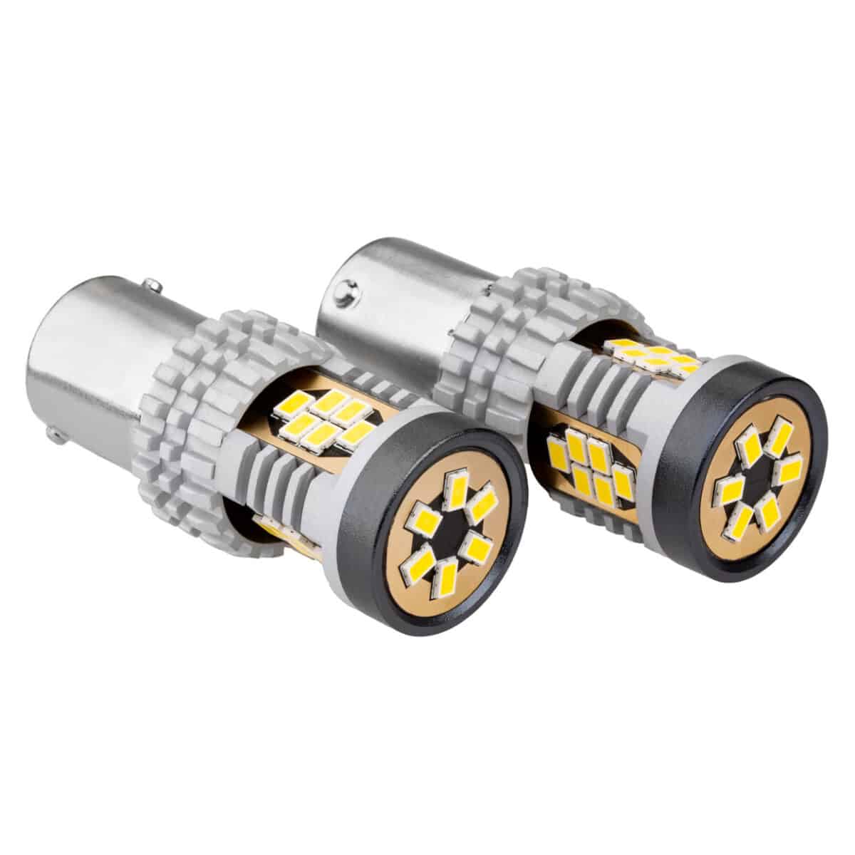 ΛΑΜΠΑΚΙΑ ΜΟΝΟΠΟΛΙΚΑ LED ΛΕΥΚΑ CAN-BUS P21W BA15S 12/24V 24xSMD 3020 ΑMiO - 2 TEM. - Image 3