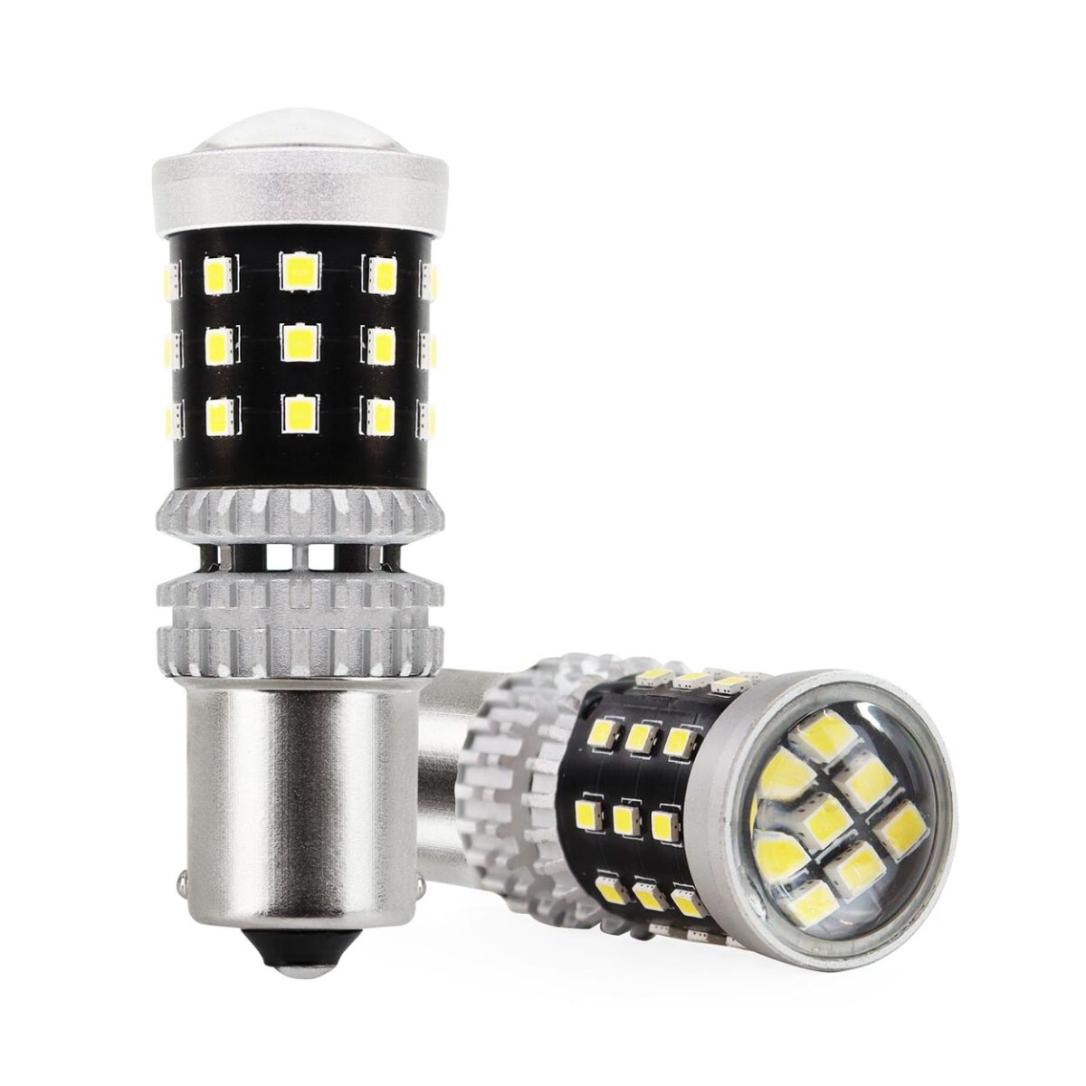 ΛΑΜΠΑΚΙΑ ΜΟΝΟΠΟΛΙΚΑ LED ΛΕΥΚΑ CAN-BUS P21W BA15S 1156 39xSMD 2016 ΑMiO - 2 TEM. - Image 2
