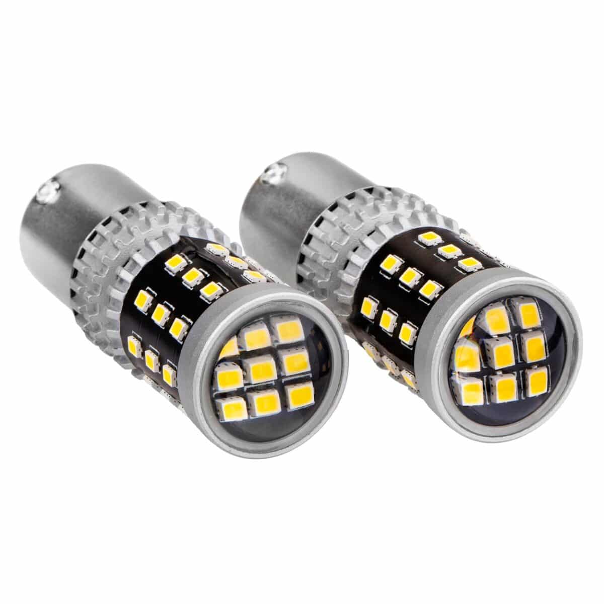 ΛΑΜΠΑΚΙΑ ΜΟΝΟΠΟΛΙΚΑ LED ΛΕΥΚΑ CAN-BUS P21W BA15S 1156 39xSMD 2016 ΑMiO - 2 TEM. - Image 3