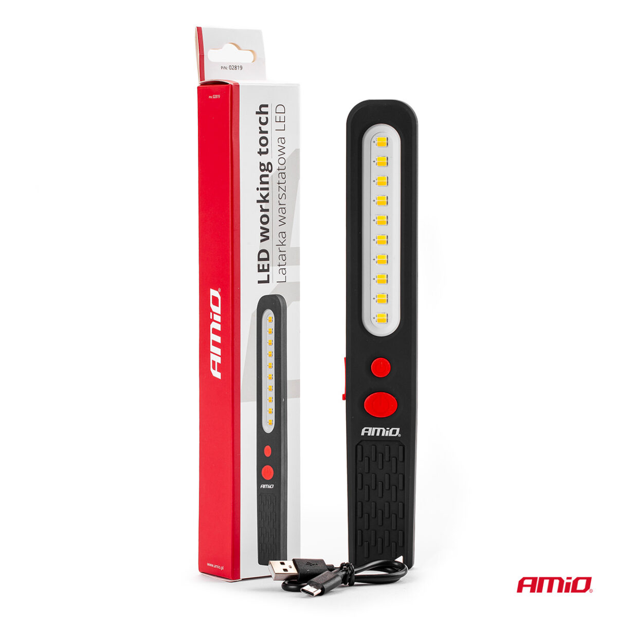 ΦΑΚΟΣ ΕΡΓΑΣΙΑΣ ΧΕΙΡΟΣ ΜΕ ΜΑΓΝΗΤΗ MICRO USB SMD LED 1200mAh 37x16x241mm  - 1 ΤΕΜ. - Image 10
