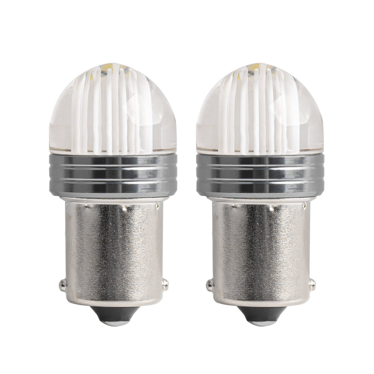 ΛΑΜΠΑΚΙΑ LED P21W 12V 6.000K 500lm 9SMD x 2835 ΜΟΝΟΠΟΛΙΚΑ AMIO - 2ΤΕΜ. - Image 1