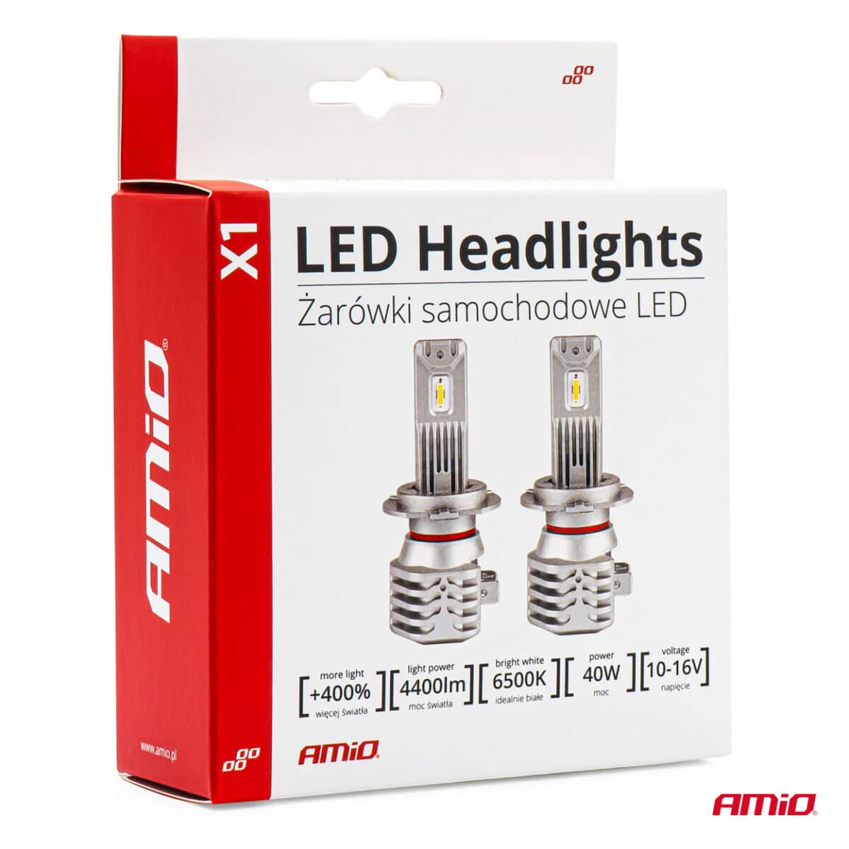 ΛΑΜΠΕΣ LED H7 10-16V 40W 6.500K 4400lm  (ΨΥΚΤΡΑ) X1 AMIO - 2ΤΕΜ. - Image 5