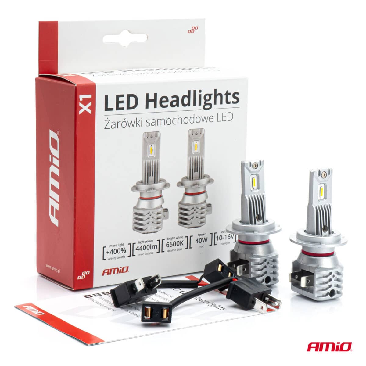 ΛΑΜΠΕΣ LED H7 10-16V 40W 6.500K 4400lm  (ΨΥΚΤΡΑ) X1 AMIO - 2ΤΕΜ. - Image 6
