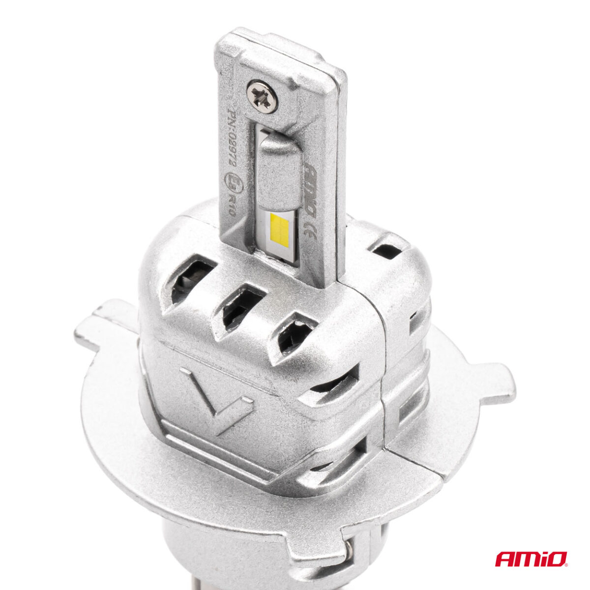 ΛΑΜΠΕΣ LED H4 10-16V 72W 6.500K 7920lm CANBUS (ΑΝΕΜΙΣΤΗΡΑΚΙ) X2 SERIES AMIO - 2ΤΕΜ. - Image 2