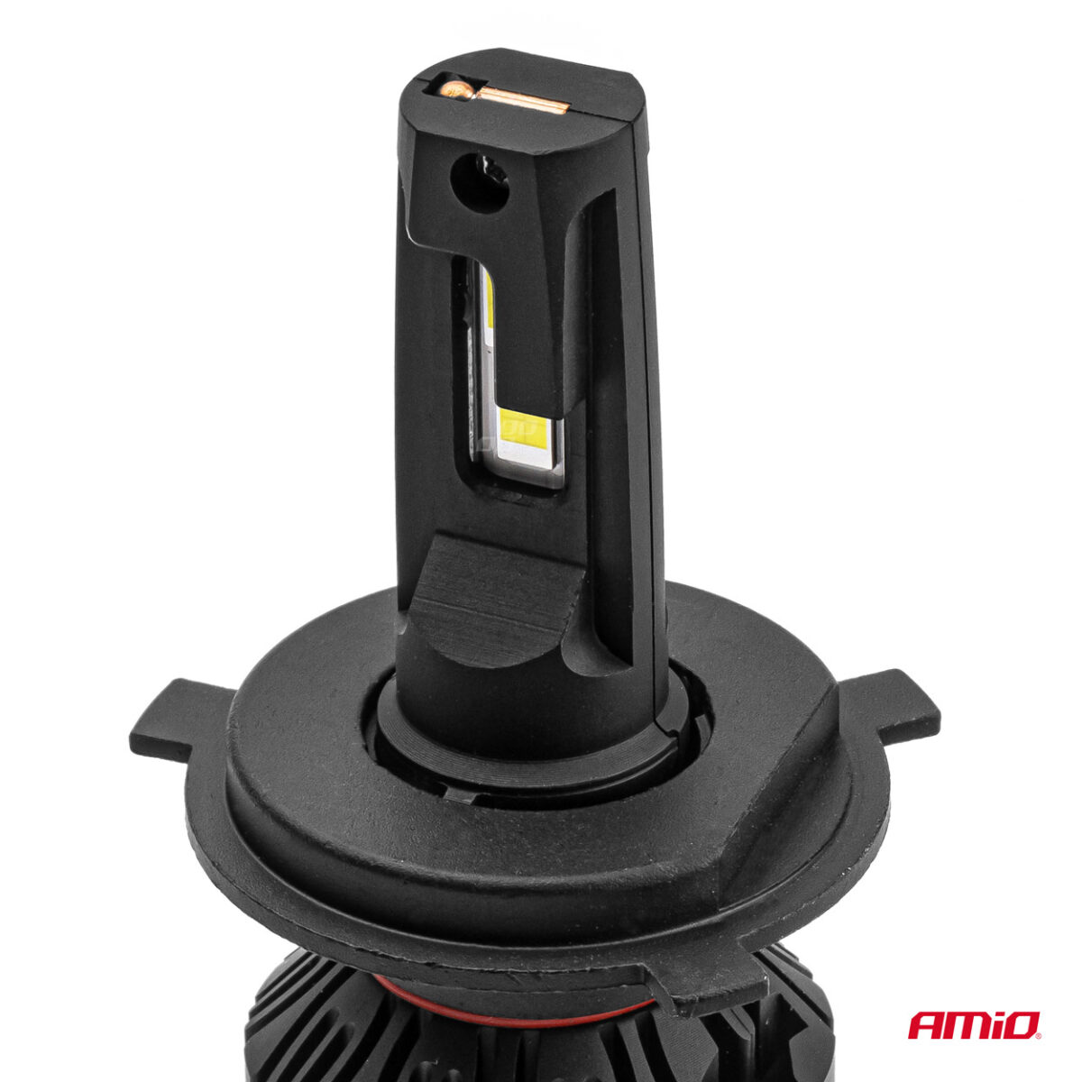 ΛΑΜΠΕΣ LED H4 10-16V 90W 6.500K 9900lm CAN BUS (ME ΑΝΕΜΙΣΤΗΡΑΚΙ) X3 SERIES AMIO - 2ΤΕΜ. - Image 2