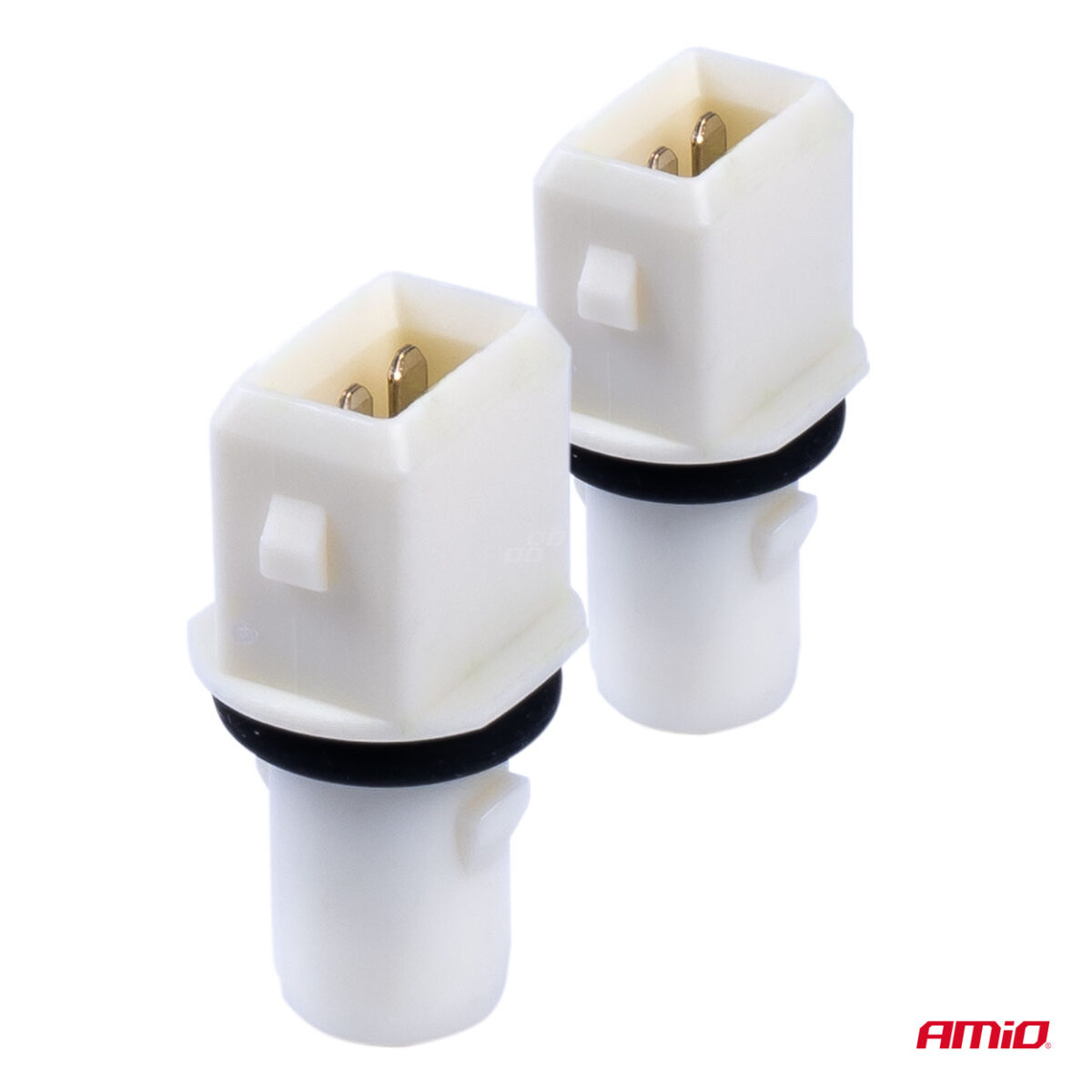 ΦΙΣΑ/ΠΡΙΖΑ 12/24V 2 ΕΠΑΦΩΝ ΓΙΑ ΛΑΜΠΕΣ T10 /W5W/ W3W /W16W ΧΩΡΙΣ ΚΑΛΩΔΙΟ AMIO - 2 ΤΕΜ. - Image 2