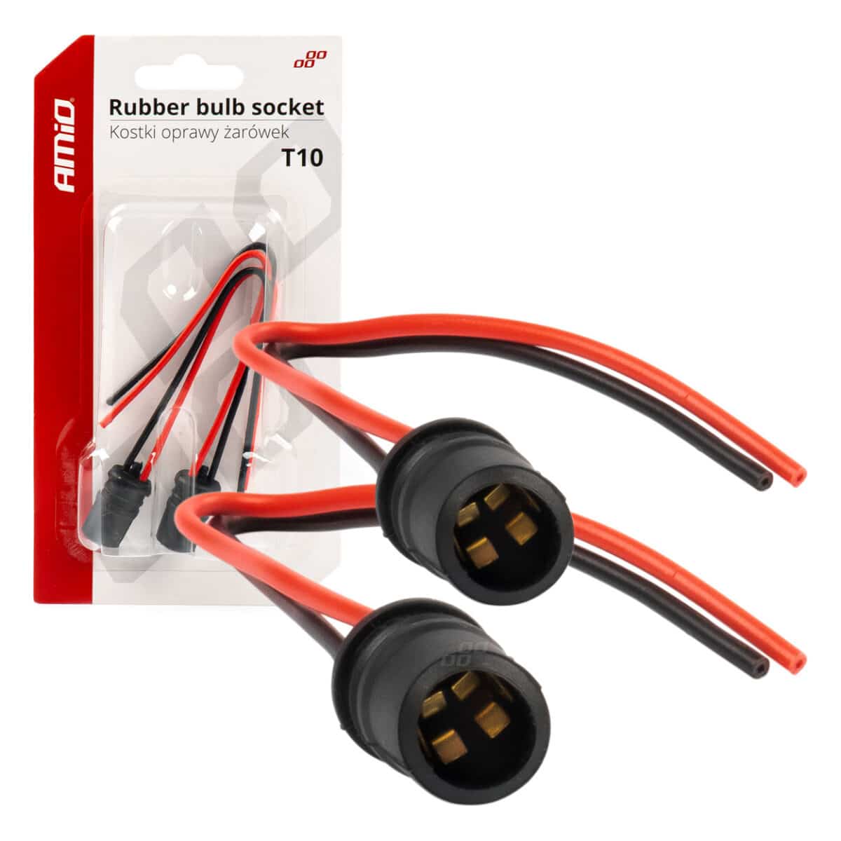 ΦΙΣΑ 12/24V  ΓΙΑ ΛΑΜΠΕΣ T10/ W5W/ W3W/ W16W ME ΚΑΛΩΔΙΟ ΑΜΙΟ - 2 ΤΕΜ. - Image 1