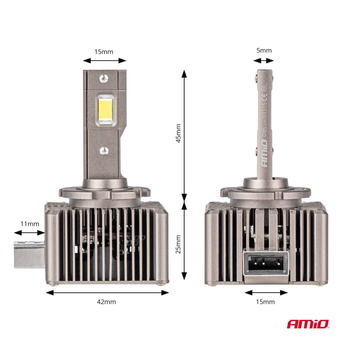 ΛΑΜΠΕΣ LED D8S 9>16V 70W 6.500K 8600lm (ΜΕ ΨΥΚΤΡΑ) XD SERIES ΑΜΙΟ - 2 ΤΕΜ. - Image 3