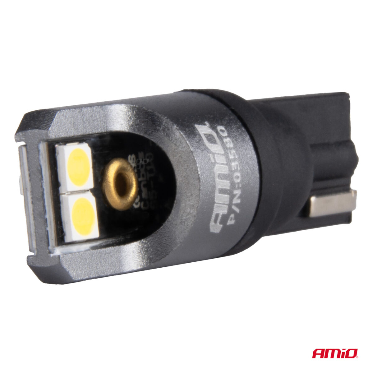 ΛΑΜΠΑΚΙΑ T10 W5W 12/24V 6.000K 4xSMD LED FULL CAN-BUS ΛΕΥΚΟ 3030 PRO SERIES AMIO - 2 Τεμ. - Image 3