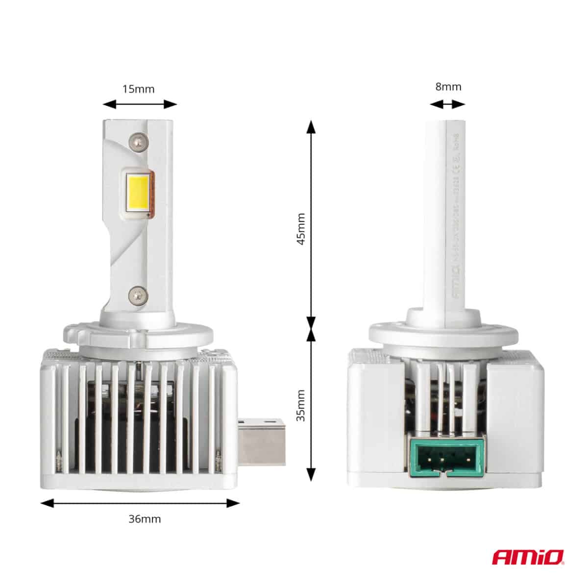 ΛΑΜΠΕΣ LED D3S/D8R 12V 6.000K 6800lm CAN-BUS D-BASIC SERIES AMIO - 2 Τεμ. - Image 3