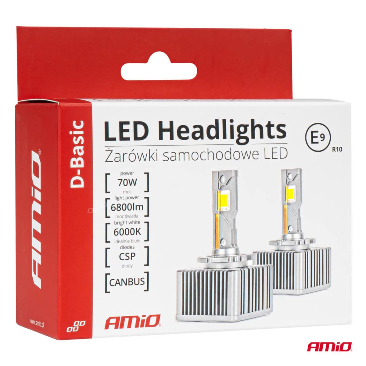 ΛΑΜΠΕΣ D5S 12V 6.000K 6800lm 70W CAN-BUS LED D-BASIC SERIES AMIO - 2 Τεμ. - Image 3