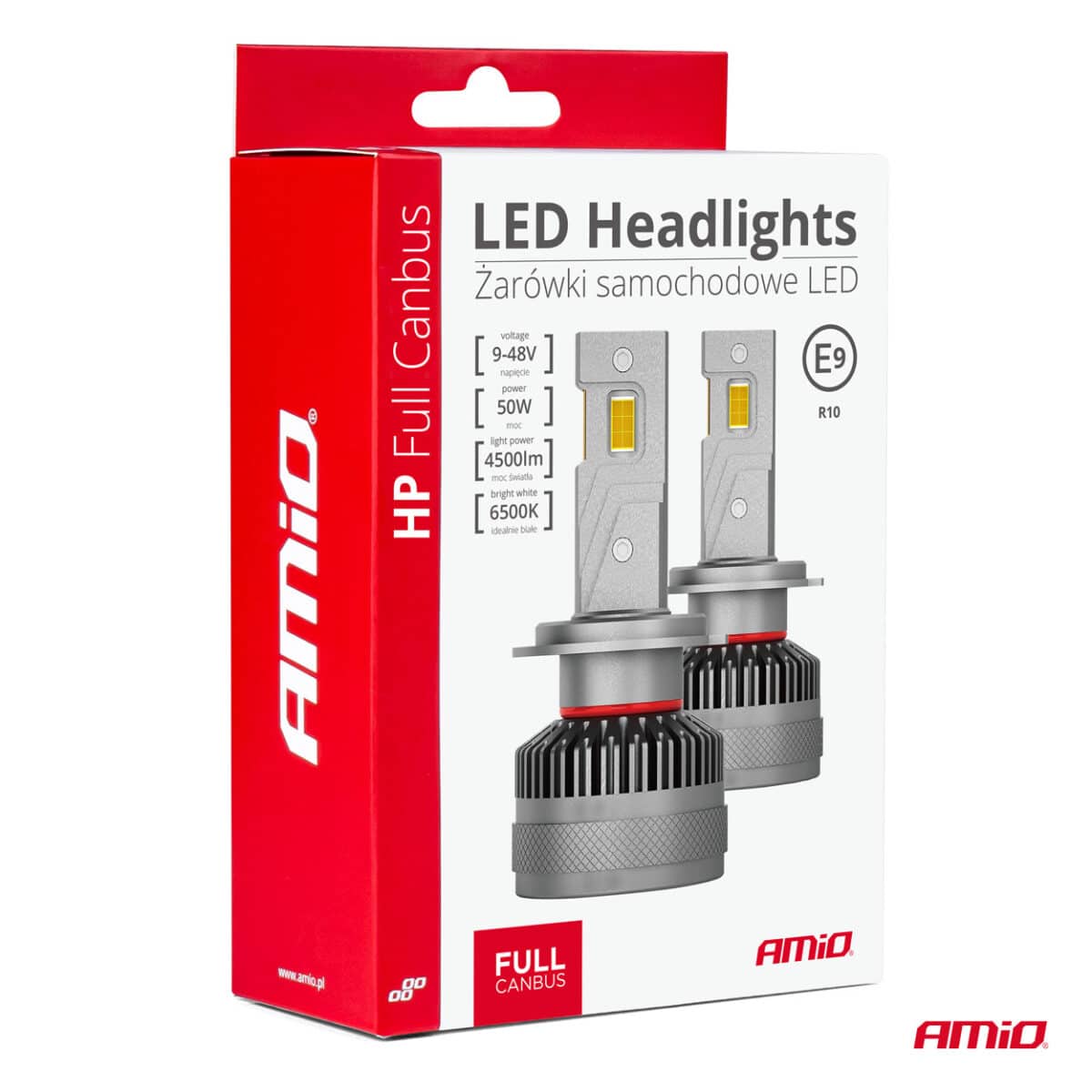 ΛΑΜΠΕΣ H7 9>48V 6.500K 4.500lm 50W HP SERIES LED CAN-BUS (ΜΕ ΨΥΚΤΡΑ AMIO - 2 Τεμ. - Image 3