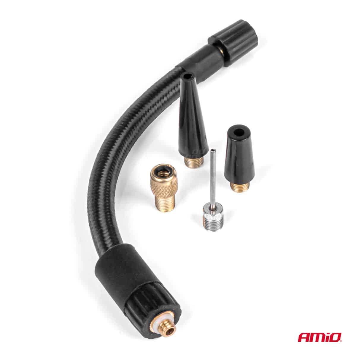 ΚΟΜΠΡΕΣΕΡ ΑΕΡΑ 7,4V 10bar/150psi 40W ΦΟΡΤΙΣΗ ΜΕ USB / ΜΕ 5 ΑΝΤΑΠΤΟΡΕΣ ΚΑΙ ΨΗΦΙΑΚΗ ΕΝΔΕΙΞΗ AMIO - 1 Τεμ. - Image 7