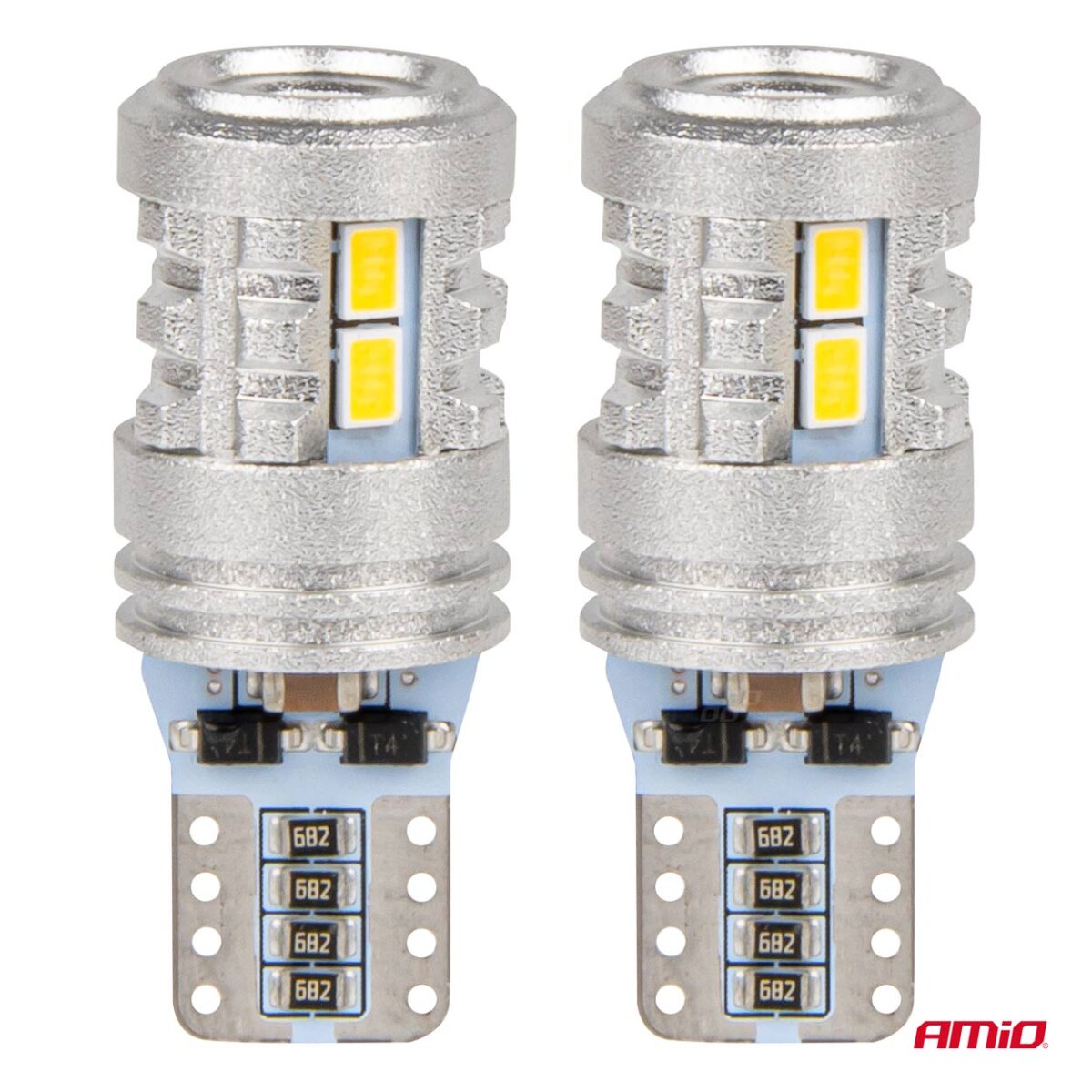 ΛΑΜΠΑΚΙΑ LED T10 W5W 12/24V LED 6x3020+1x3030SMD STANDARD ΛΕΥΚΑ ΑΜΙΟ - 2 ΤΕΜ. - Image 2