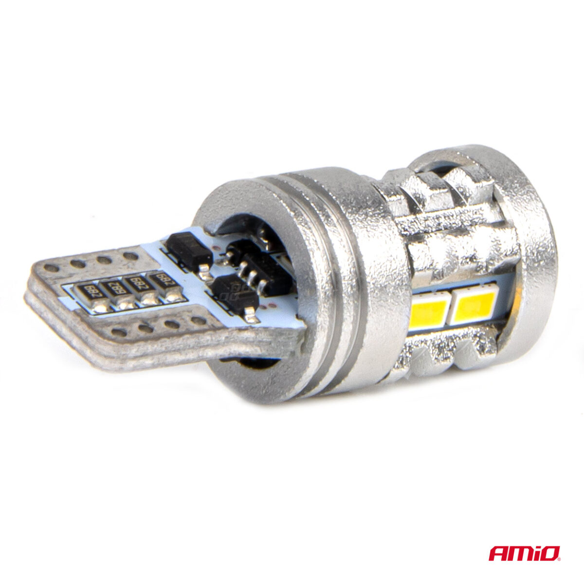 ΛΑΜΠΑΚΙΑ LED T10 W5W 12/24V LED 6x3020+1x3030SMD STANDARD ΛΕΥΚΑ ΑΜΙΟ - 2 ΤΕΜ. - Image 4