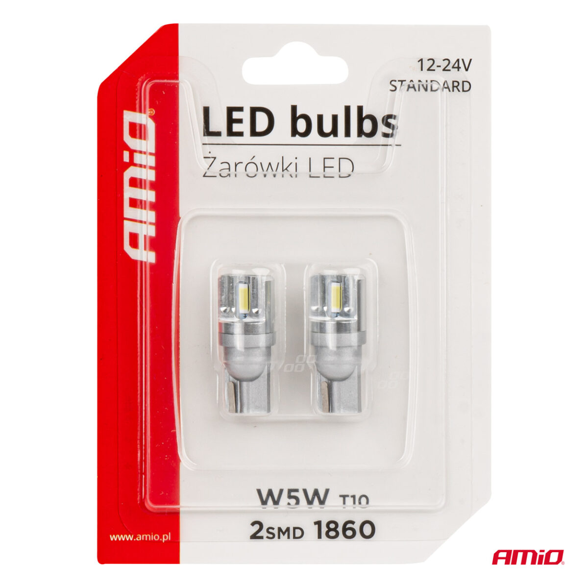 ΛΑΜΠΑΚΙΑ LED T10 W5W 12/24V LED 2x1860SMD STANDARD ΛΕΥΚΑ ΑΜΙΟ - 2 ΤΕΜ. - Image 5
