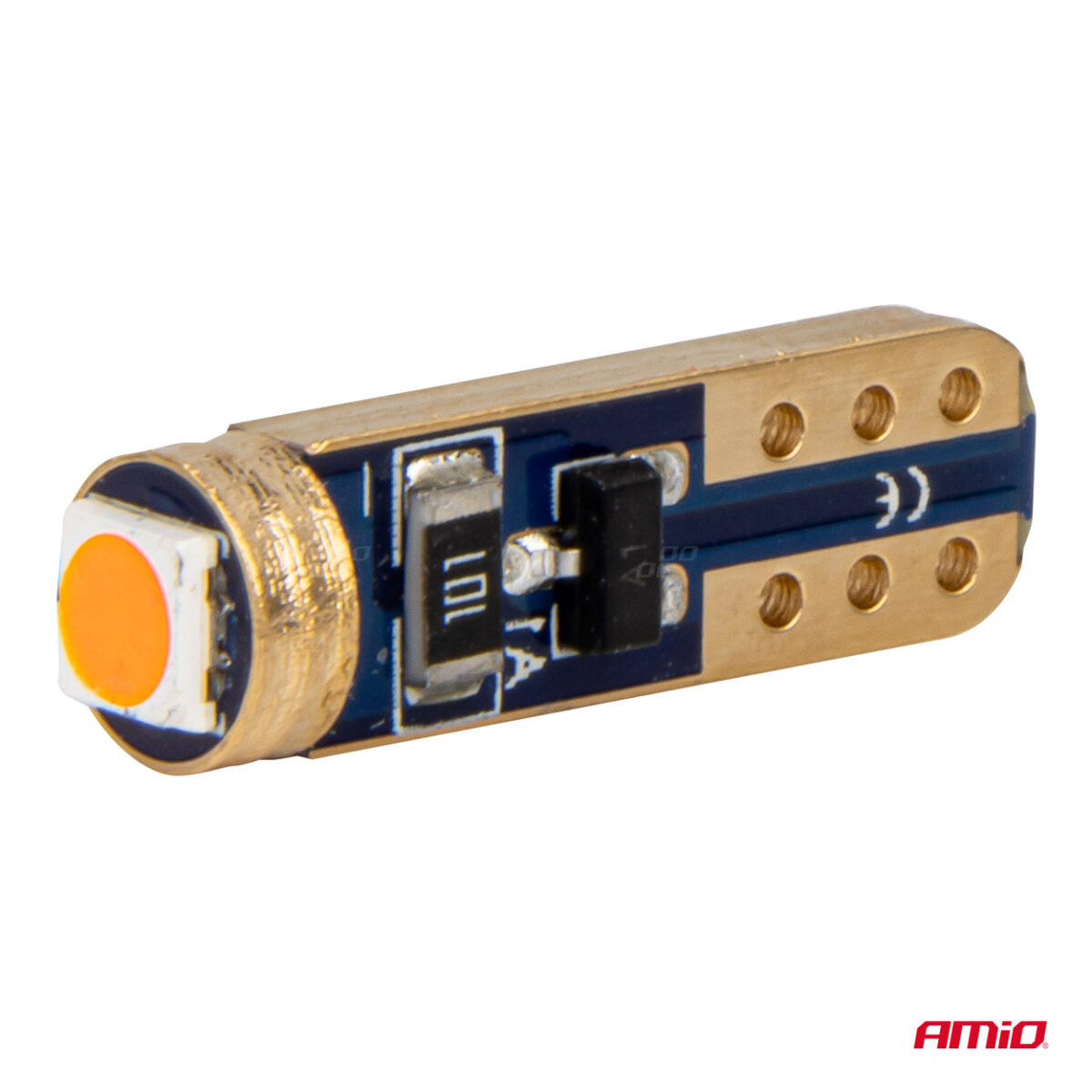 ΛΑΜΠΑΚΙΑ T5 W1W 12V 1SMD LED ΚΟΚΚΙΝΑ AMIO - 2 ΤΕΜ. - Image 3