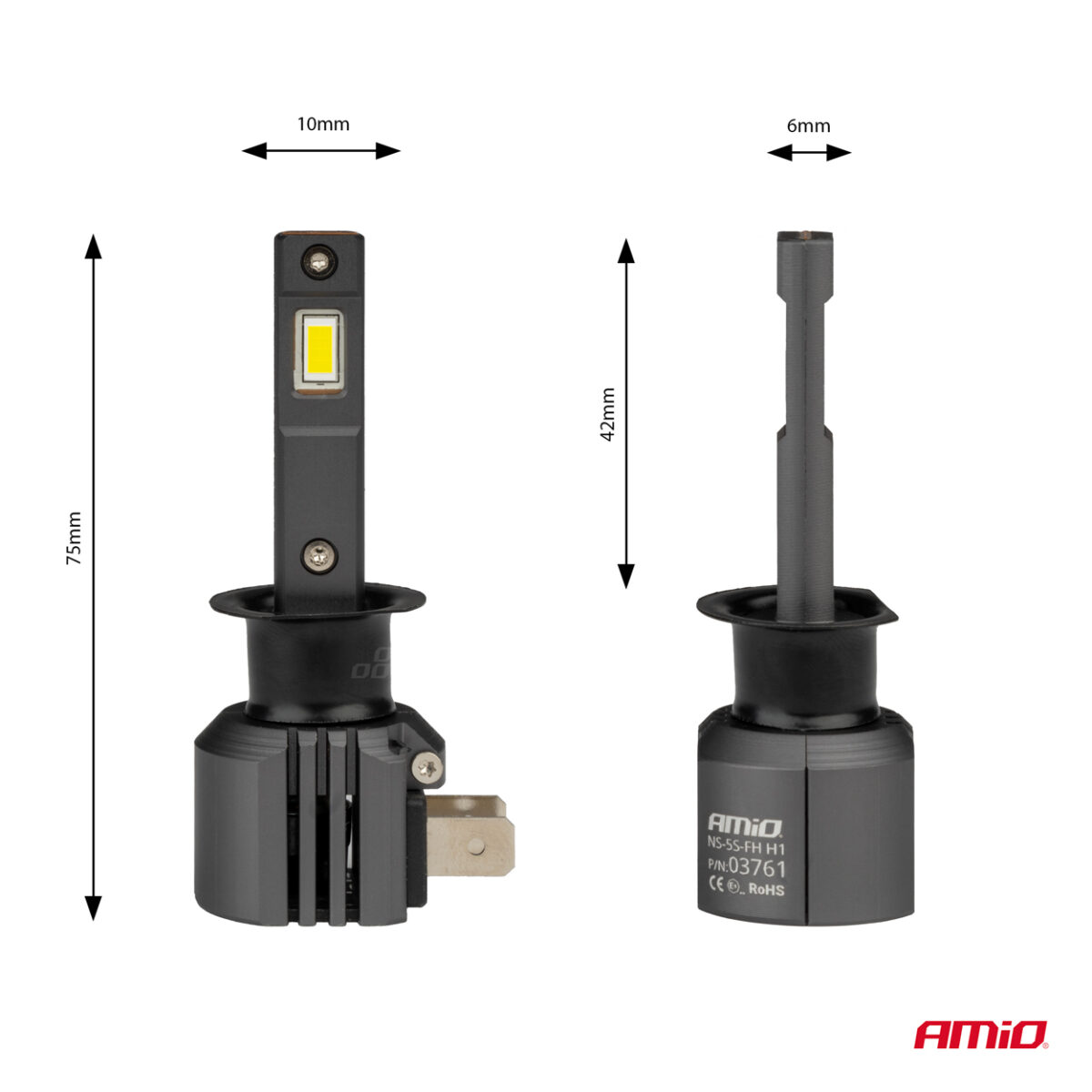 ΛΑΜΠΕΣ LED H1 12V 44W 6.500K 3.936lm CSP X4 SERIES AVIATOR PLUG & PLAY ΑΜΙΟ - 2 ΤΕΜ. - Image 3