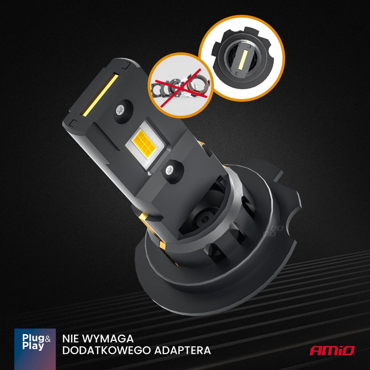 ΛΑΜΠΕΣ LED H7 12V 44W 6.500K 3.936lm CSP X4 SERIES AVIATOR PLUG & PLAY ΑΜΙΟ - 2 ΤΕΜ. - Image 6