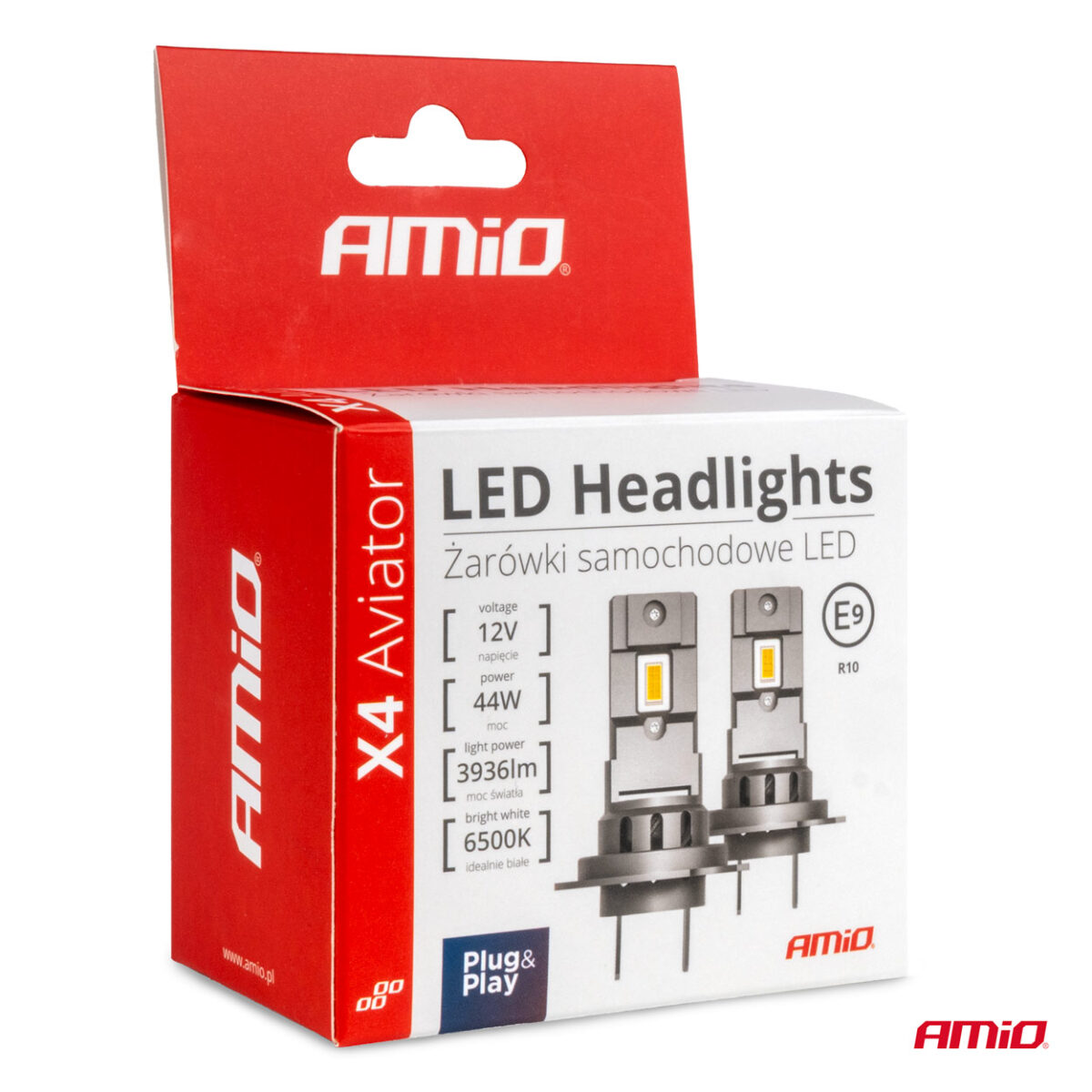 ΛΑΜΠΕΣ LED H8/Η9/Η11 12V 44W 6.500K 3.936lm X4 SERIES AVIATOR PLUG & PLAY ΑΜΙΟ - 2 ΤΕΜ. - Image 5