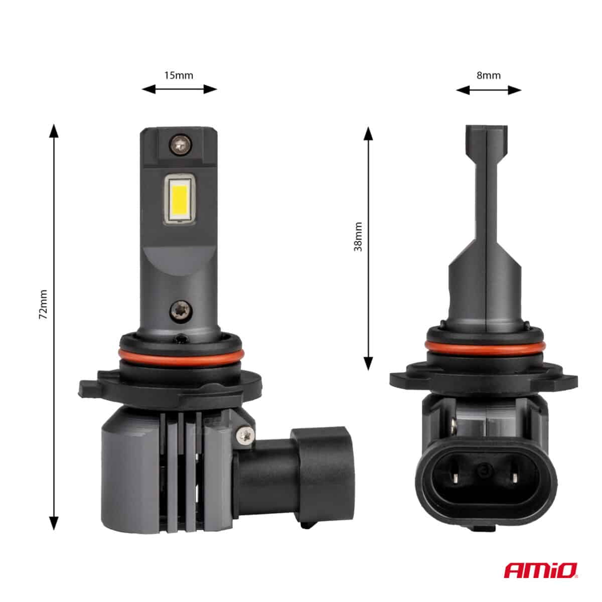 ΛΑΜΠΕΣ HB4 12V 44W 6.500K 3.936lm LED X4 SERIES AVIATOR PLUG & PLAY AMIO 2ΤΕΜ. - Image 3