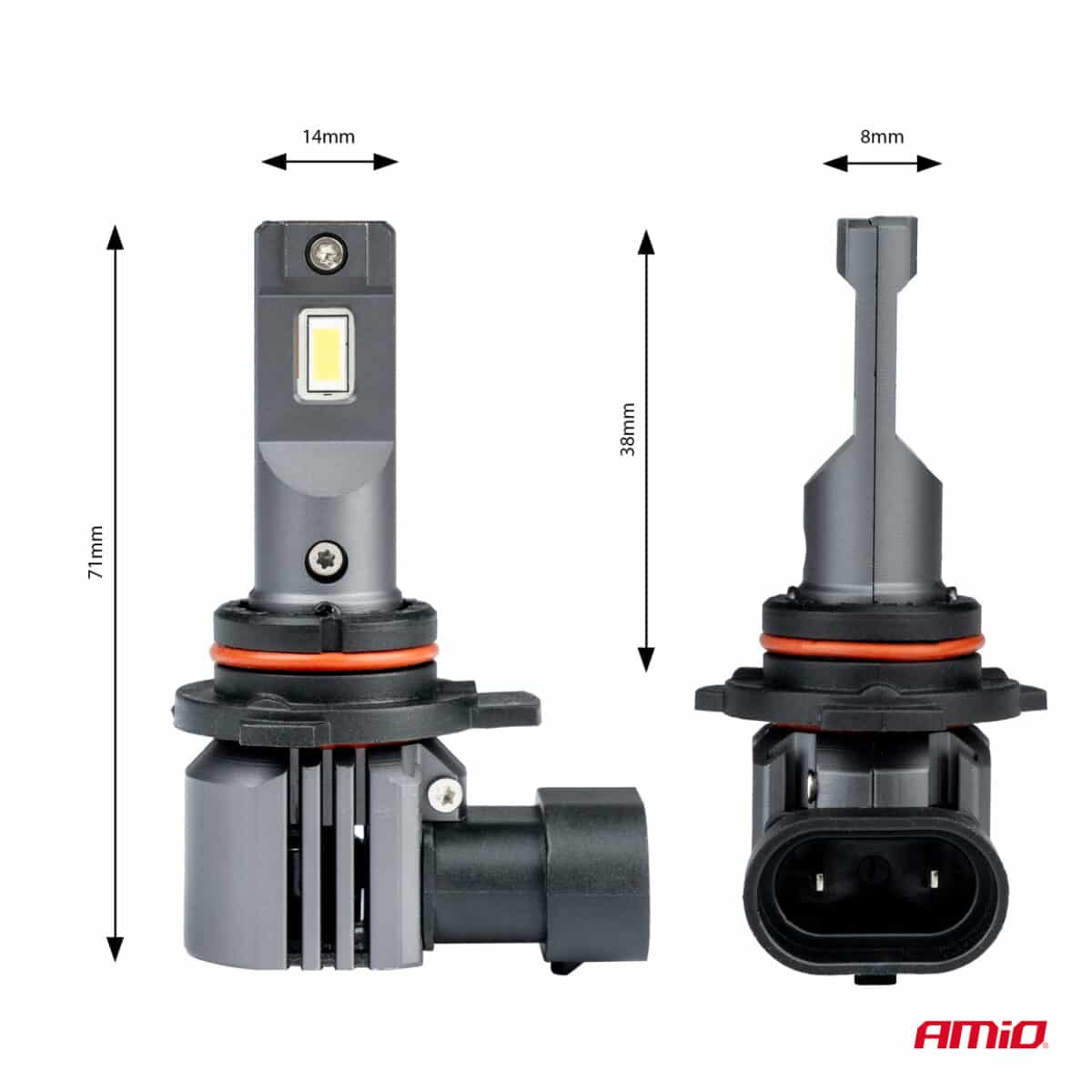 ΛΑΜΠΕΣ LED HIR2 12V 44W 6.500K 3.936lm X4 SERIES AVIATOR PLUG & PLAY ΑΜΙΟ - 2 ΤΕΜ. - Image 3