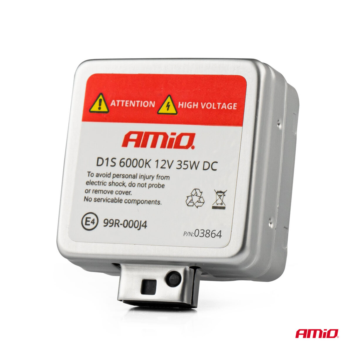 ΑΝΤΑΛΛΑΚΤΙΚΗ ΛΑΜΠΑ ΧΕΝΟΝ BASIC D1S 12V 6.000k 35W BLISTER CARD AMIO - 1 ΤΕΜ. - Image 2