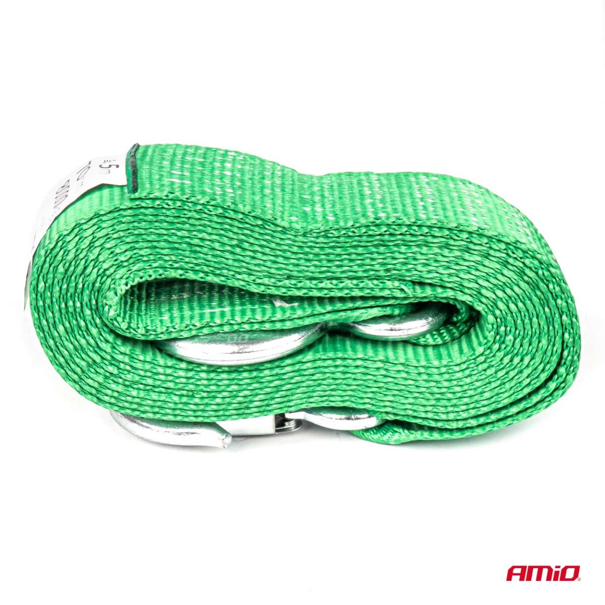 ΙΜΑΝΤΑΣ ΡΥΜΟΥΛΚΗΣΗΣ TOW ROPE ΠΡΑΣΙΝΟ 75mm 8000KG 5m AMIO - 1 τεμ. - Image 4