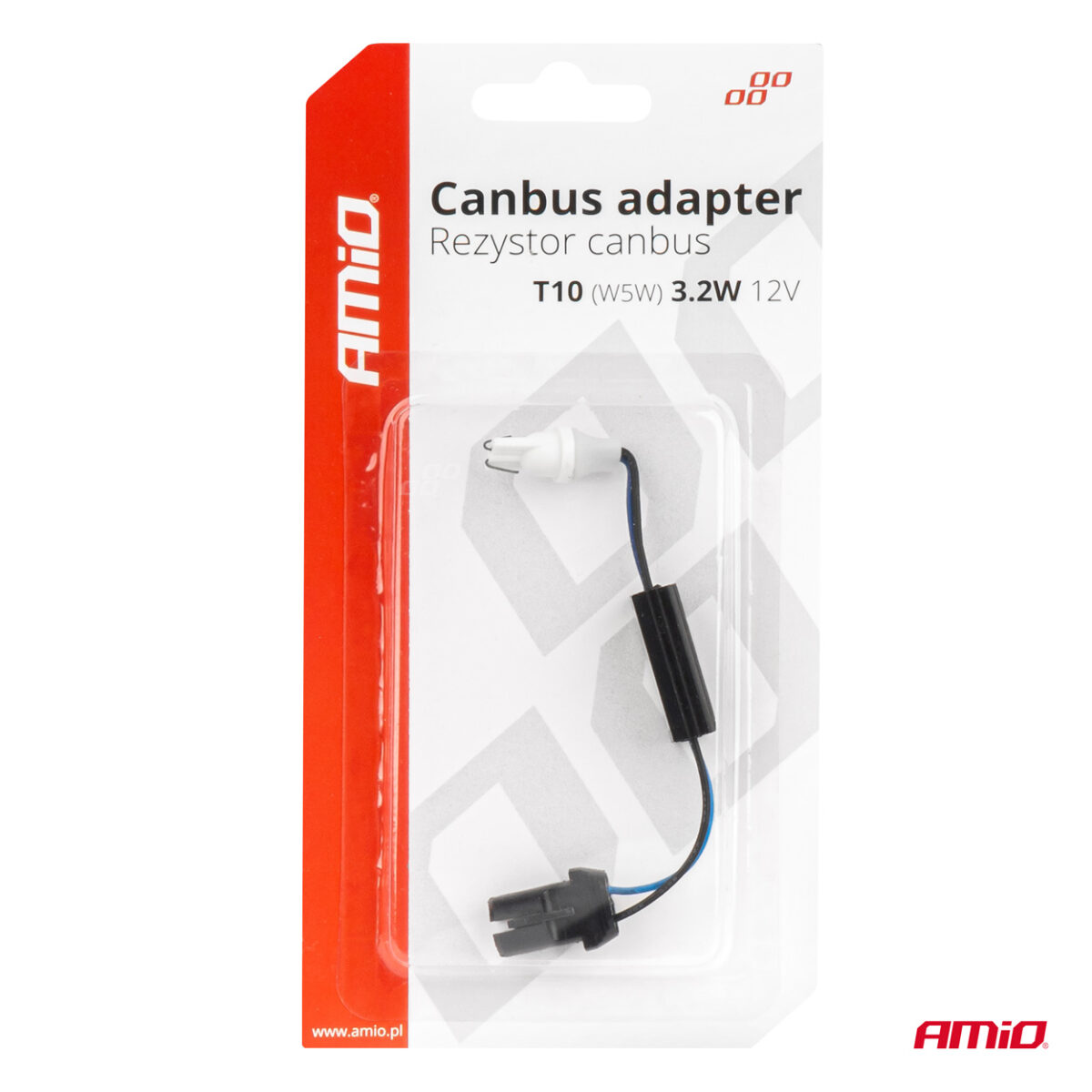 ΑΝΤΙΣΤΑΣΗ ΓΙΑ ΛΑΜΠΑΚΙΑ LED T10 W5W 12V 3.2W AMIO - 1 τεμ. - Image 4