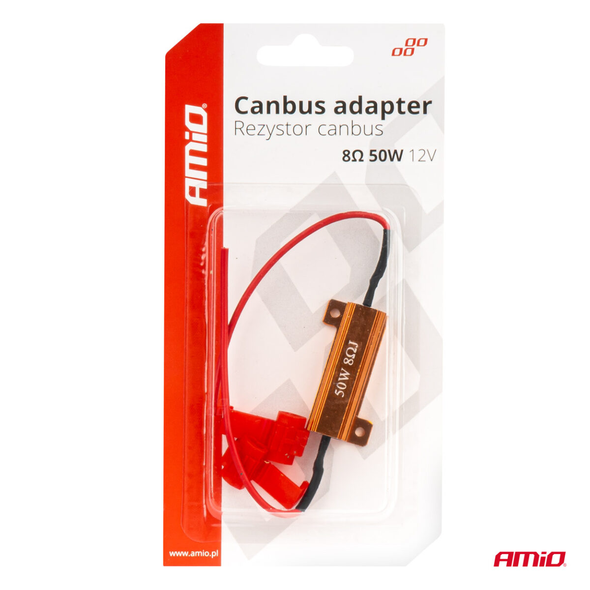 ΑΝΤΙΣΤΑΣΗ CAN-BUS 12V 50W 8Ω (CANCELLER) AMIO - 1 τεμ. - Image 4