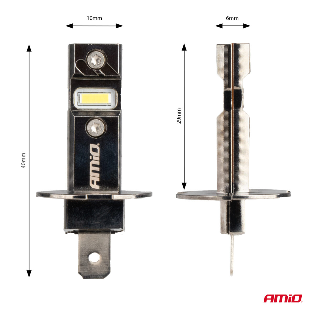 ΛΑΜΠΕΣ LED H3 12V 60W 6.000K 5.600lm +400% LED CAN-BUS HYBRID SERIES AMIO - 2 ΤΕΜ. - Image 4