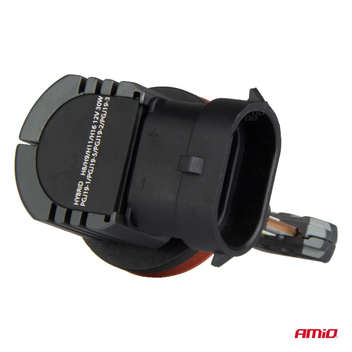 ΛΑΜΠΕΣ LED H8/Η9/Η11/Η16 12V 60W 6.000K 5.600lm +400% LED CAN-BUS HYBRID SERIES AMIO - 2 ΤΕΜ. - Image 3