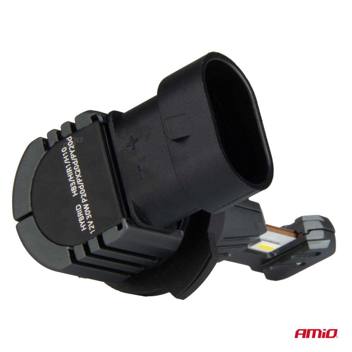 ΛΑΜΠΕΣ LED HΒ3 9005 / HIR1 / H10 12V 60W 6.000K 5.600lm +400% LED CAN-BUS HYBRID SERIES AMIO - 2 ΤΕΜ. - Image 3