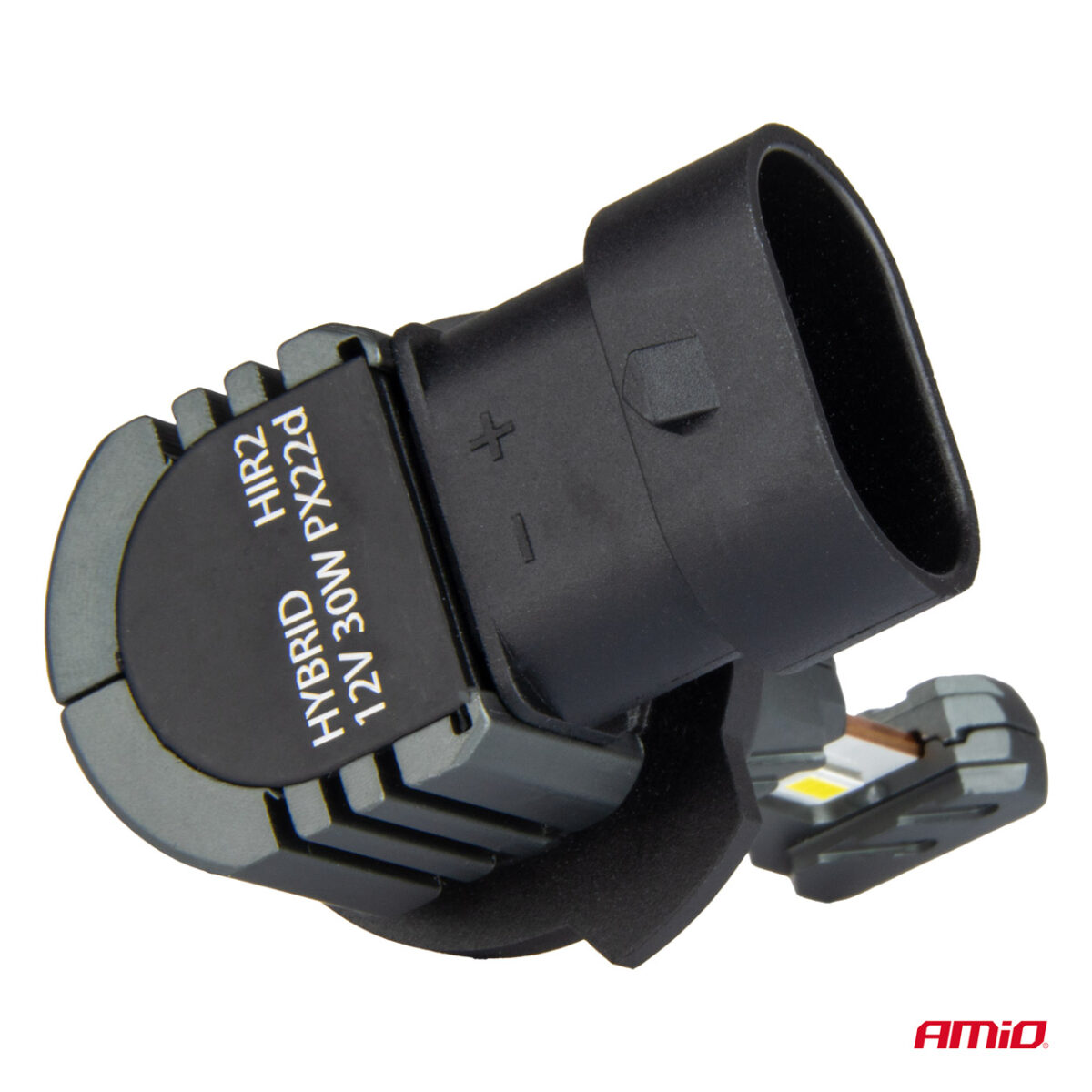 ΛΑΜΠΕΣ LED HIR2 12V 60W 6.000K 5.600lm +400% LED CAN-BUS HYBRID SERIES AMIO - 2 ΤΕΜ. - Image 3