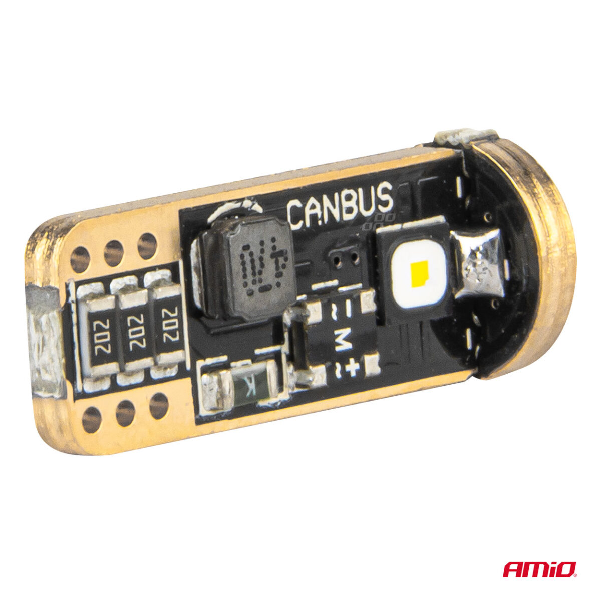 ΛΑΜΠΑΚΙΑ T10 W5W 12V/24V LED CAN-BUS 3xSMD 3838 ΛΕΥΚΟ 5500K ΑΜΙΟ - 2 ΤΕΜ. - Image 3