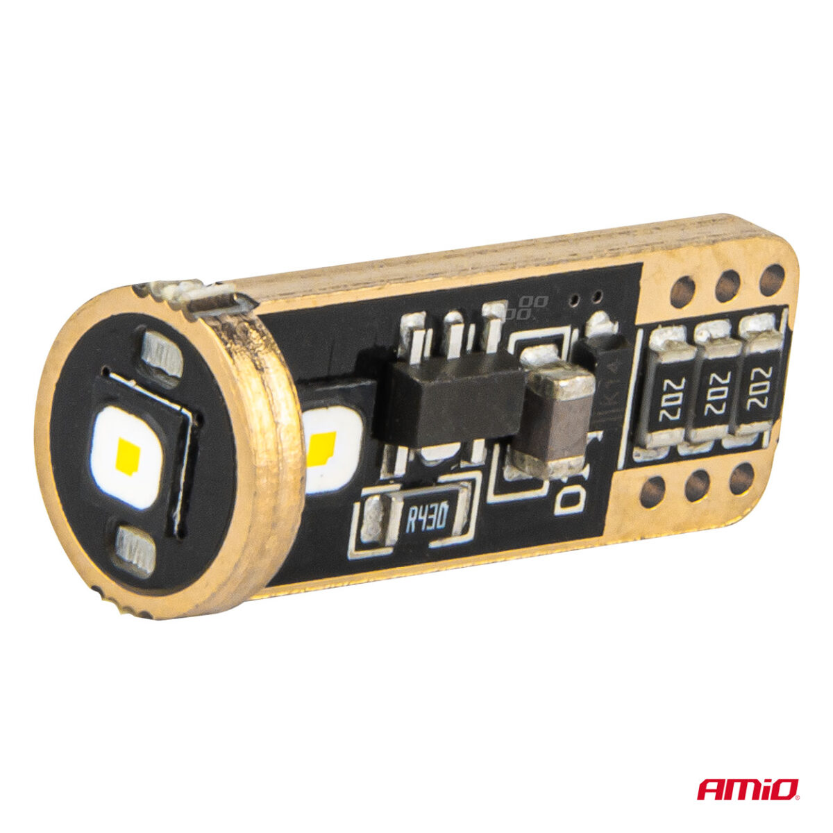 ΛΑΜΠΑΚΙΑ T10 W5W 12V/24V LED CAN-BUS 3xSMD 3838 ΛΕΥΚΟ 5500K ΑΜΙΟ - 2 ΤΕΜ. - Image 4