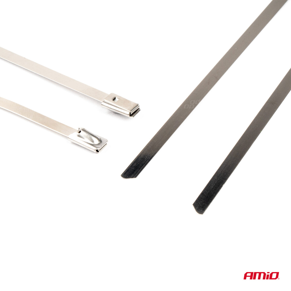 ΔΕΜΑΤΙΚΑ/ΔΕΤΙΚΑ ΚΑΛΩΔΙΩΝ TIE WRAP (ΤΑΙΡΑΠ) ΜΕΤΑΛΛΙΚΑ 4,6 x 150mm ΑΜΙΟ - 100 ΤΕΜ. - Image 3
