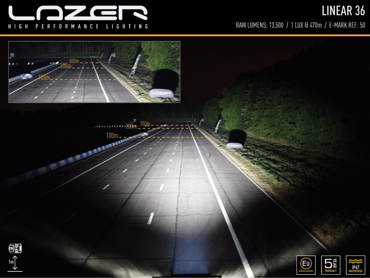 Μπάρα Led Linear-36 Std 39" (982mm) 13500 Lumens Lazerlamps - Image 9