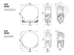 Προβολέας Led Sentinel Elite 9" - Λευκό (Με φώτα θέσης) 15232 Lumens Lazerlamps - Image 8