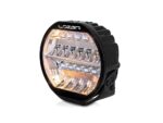 Προβολέας Led Sentinel 9″ Χρωμίου (με φώτα θέσης) – ‘Στενό’ μπρακέτο 9520 Lumens Lazerlamps - Image 2