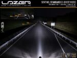 Προβολέας Led Sentinel 9″ Χρωμίου (με φώτα θέσης) – ‘Στενό’ μπρακέτο 9520 Lumens Lazerlamps - Image 5