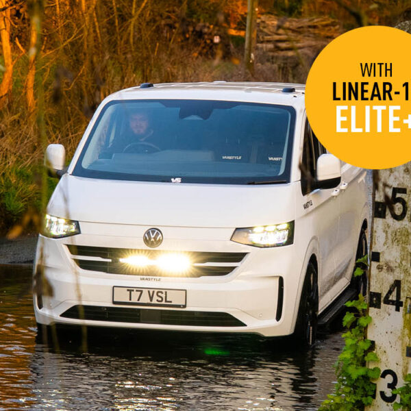 Σετ γρίλιας για VW T7 Transporter (2025+) με Linear 18 Elite+ 21000 Lazerlamps