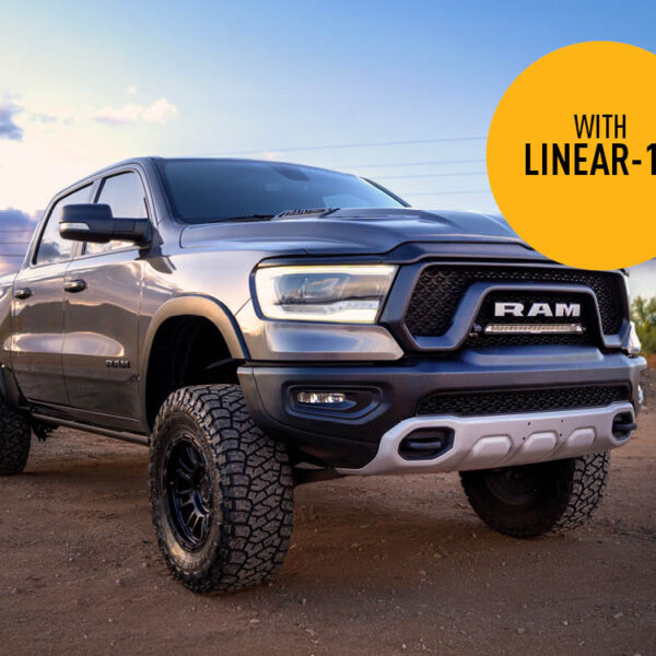 Σετ γρίλιας για RAM Rebel (2019-2024) με Linear 18 Std 6750 Lumens Lazerlamps