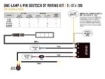 Καλωδίωση ενός προβολέα (4-Pin, Deutsch DT, 12V) 2m Lazerlamps - Image 7